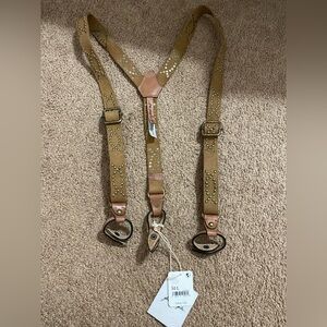 Free People Studded Suspenders NWT